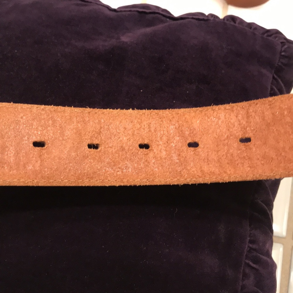 Tony Lama 36/W  leather  used belt - Picture 6 of 12